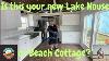 Wide Open Floor Plan In This Rv Park Model Tiny House By Avery Cabin Co Tiny Home On Wheels Tour