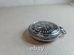 Ww2 Hamilton 4992B Military AN 5740 navigation pocket Watch GCT 22 Jewels 32C8