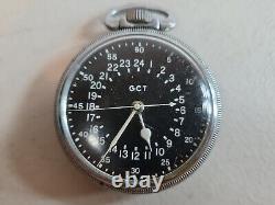 Ww2 Hamilton 4992B Military AN 5740 navigation pocket Watch GCT 22 Jewels 32C8